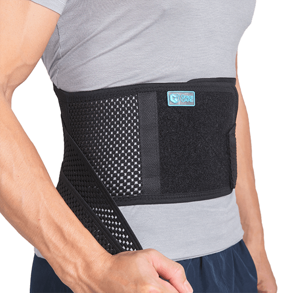 Lumbar Back Brace with Breathable Support Straps